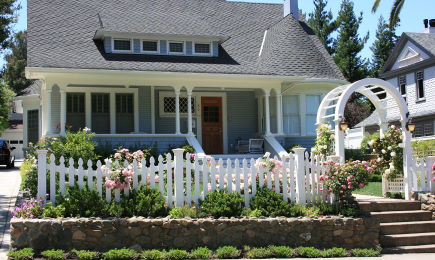 Living the American Dream with a White Picket Fence!