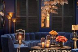 Blue Velvet Sofa Inspiration For a Luxurious Living Room