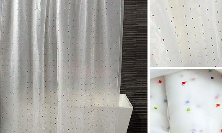 High-end shower curtains