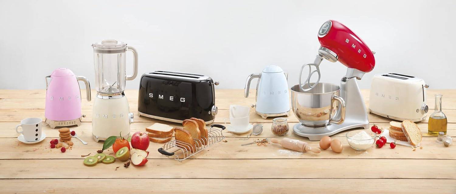 A collection of SMEG applicances.