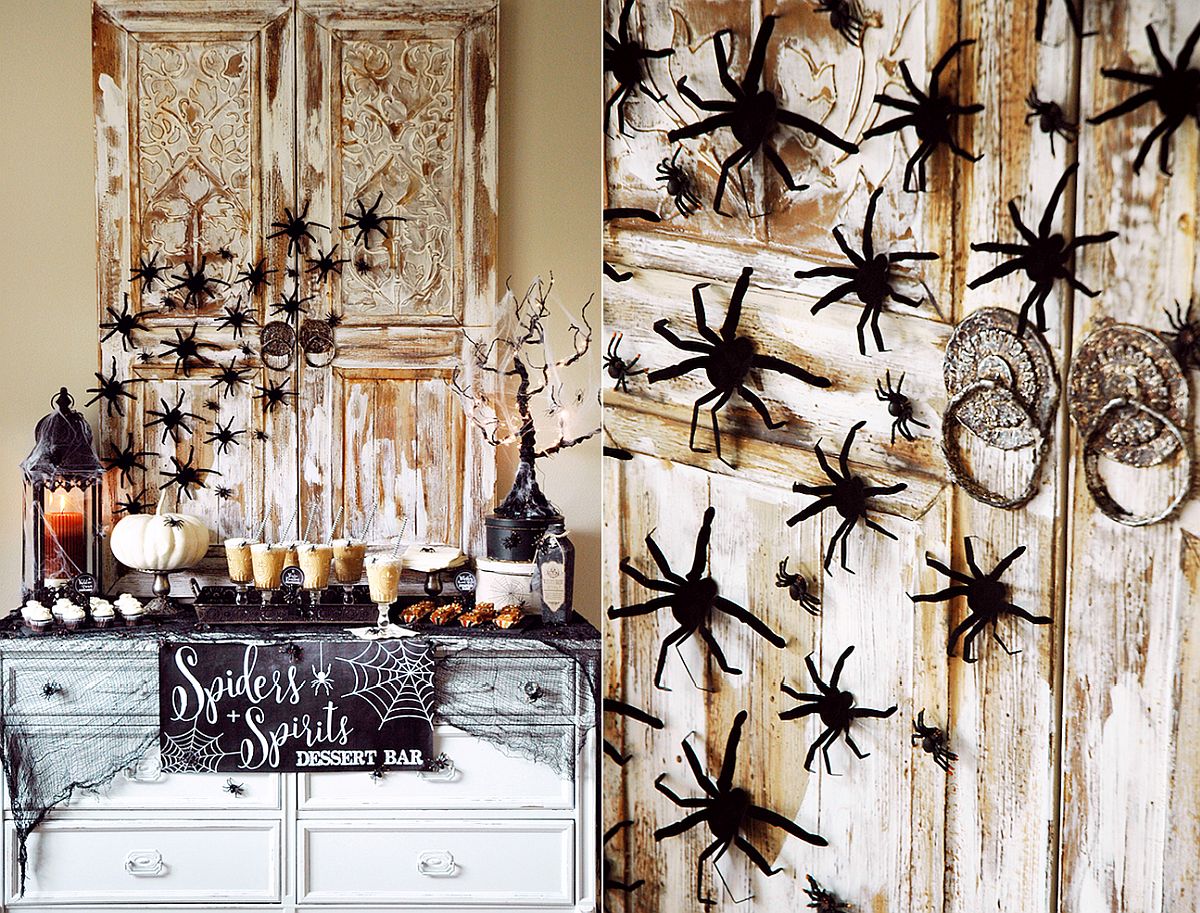 Spiders-Spirits-themed-Halloween-dessert-bar-for-the-dining-space-96313