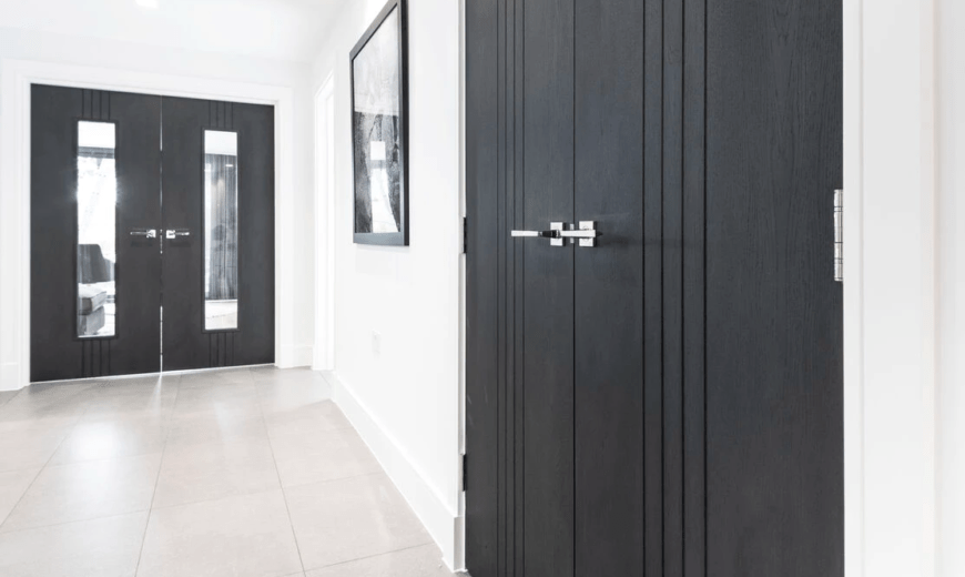 Why You Should Try Black Interior Doors - 20+ photos