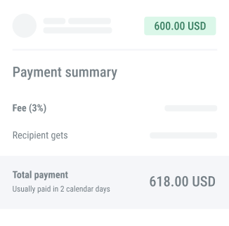 Payment summary